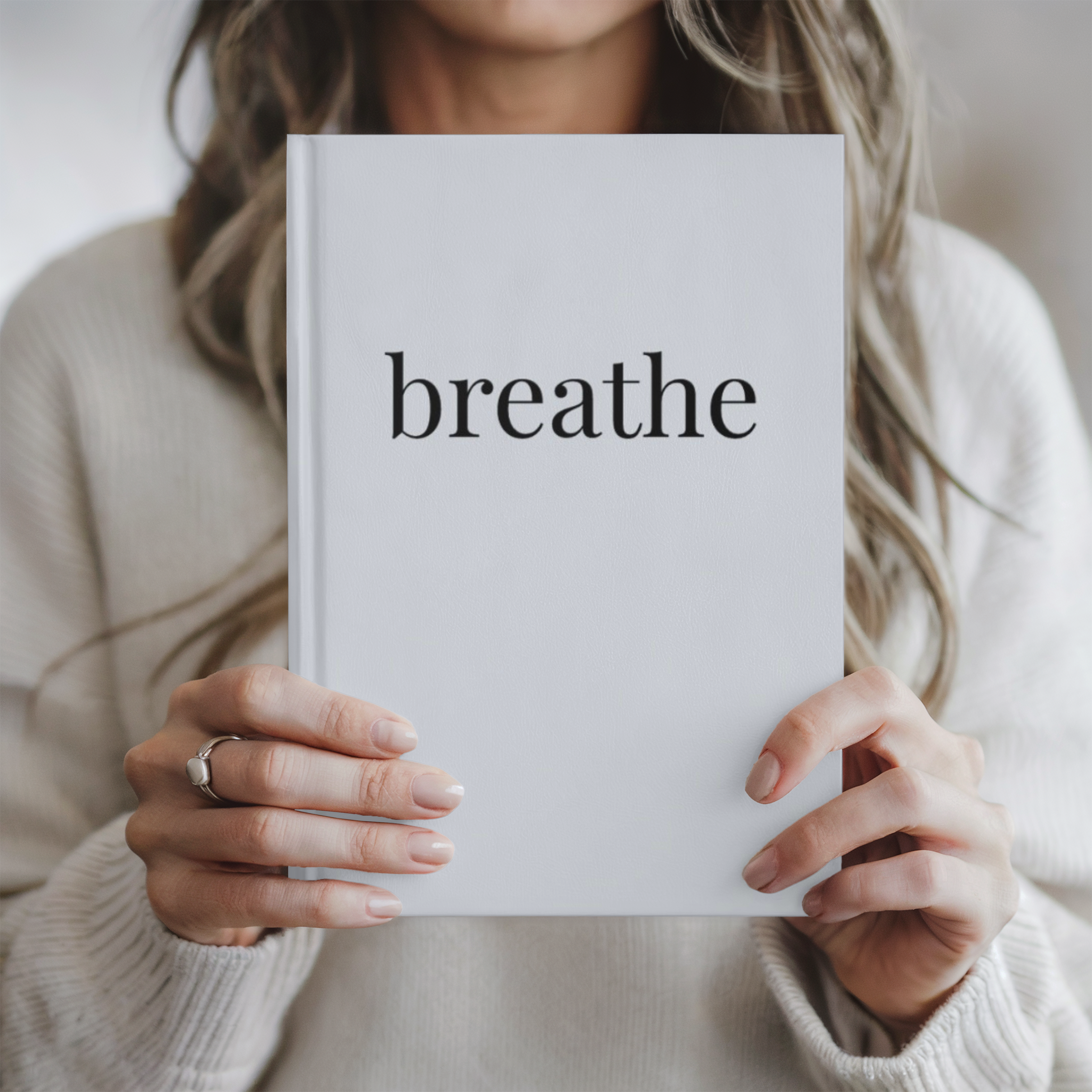 Breathe Hardbound Journal
